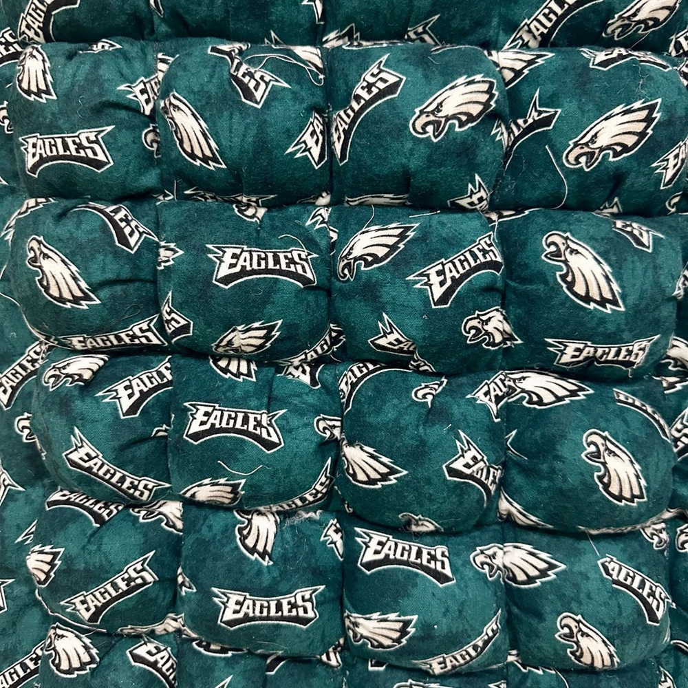 Handmade puffy quilt